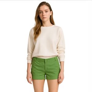 Banana Republic High Waist Green Women's Shorts. Size 10.